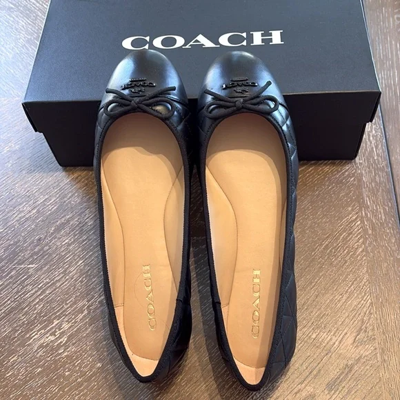 Coach Allyson Quilted Ballet Flat - Picture 8 of 9